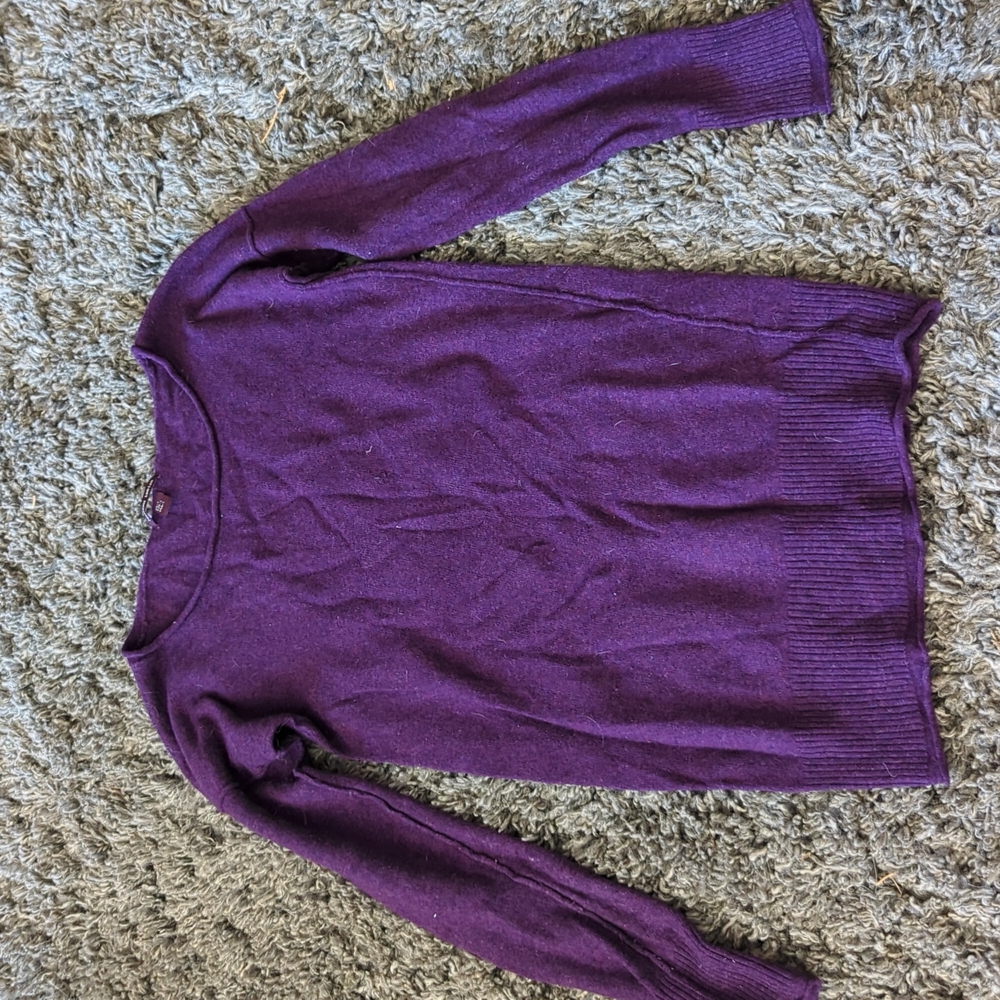 Princesse tam tam purple wool blend sweater